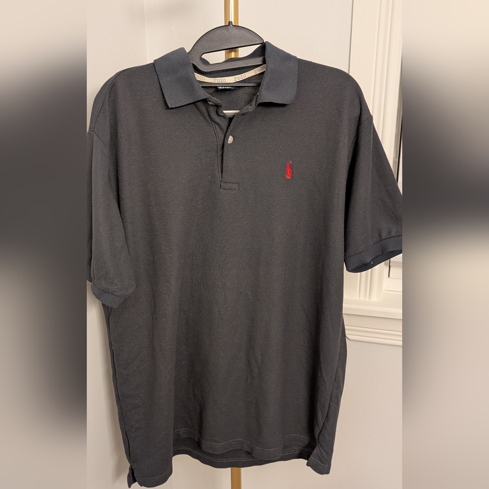 Polo by Ralph Lauren Men's Black Polo Shirt